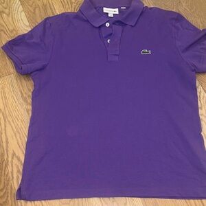 Lacoste Slim Fit Men's Polo Shirt in Rich Purple